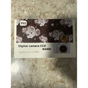 Y02 Digital Camera CCD Black‎ HD Shooting 180 Flip Screen 2.4in IPS Vlogging Cam